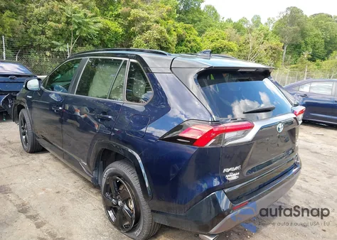 2020 Toyota Rav4 Hybrid Xse из США, поврежденный, VIN 4T3EWRFV0LU003413